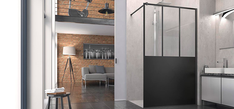 Paroi de douche Walk-in Atelier de Sanswiss