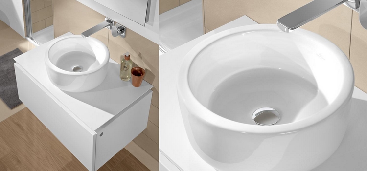 Vasque ronde à poser ou à encastrer Villeroy & Boch Architectura