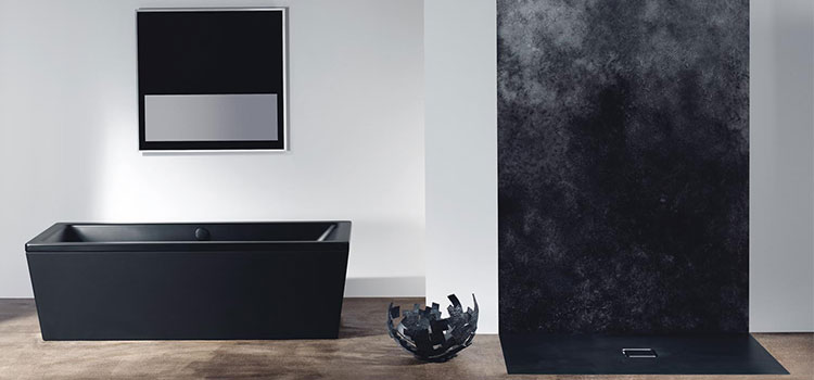 Receveur ultra-plat dans salle de bain