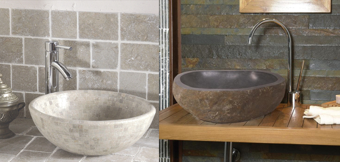 lavabo en pierre