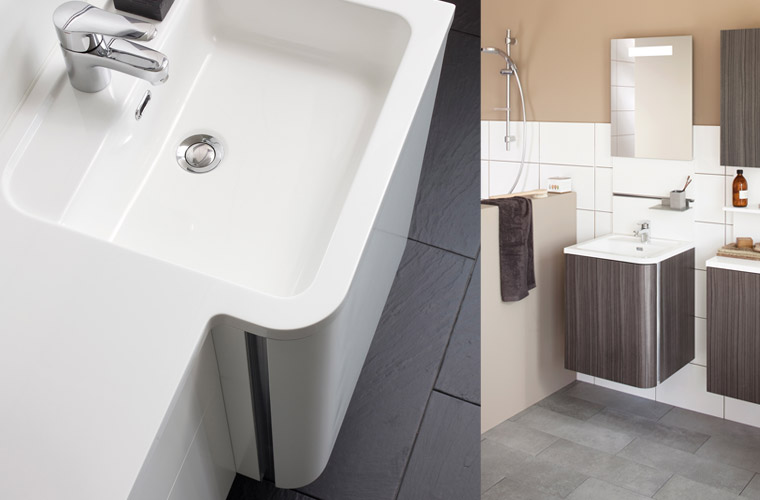 int-760 Lave main avec meuble intégré Bump 80 / Bump 50
