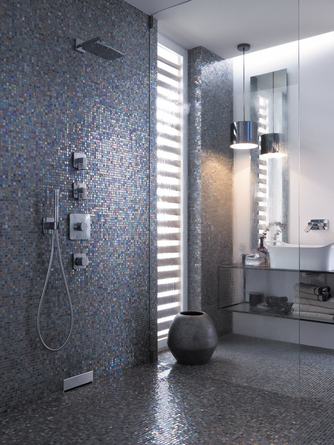Solution douche plain pied pour douche italienne Solution douche plain pied pour douche italienne