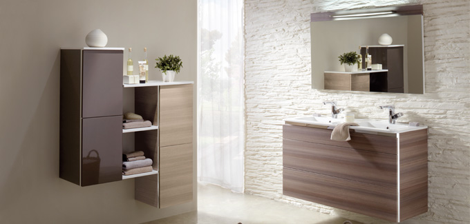 Ceram : une collection de meubles de salle de bains compacte