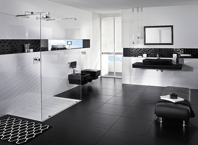 Salle de bains noire Salle de bains noire