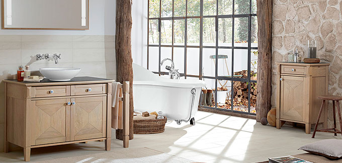 Salle de bains en bois Villeroy & Boch True Oak