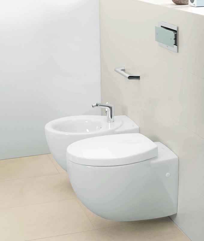 WC suspendu et bidet Villeroy & Boch Aveo