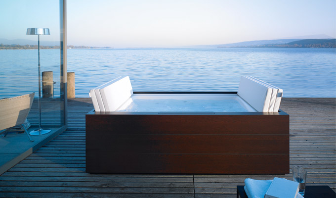 Baignoire balnéo Duravit Pool Sundeck