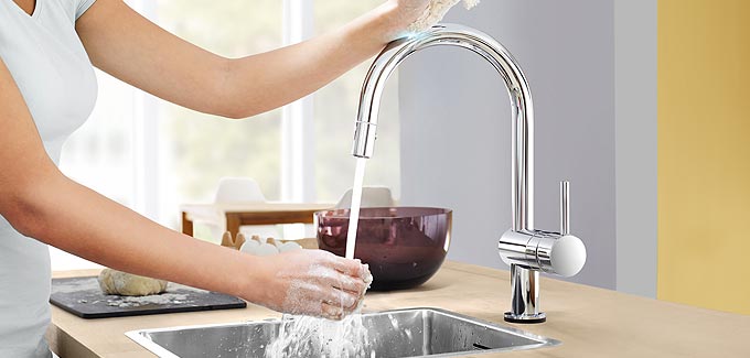 Robinet cuisine Grohe Minta Touch