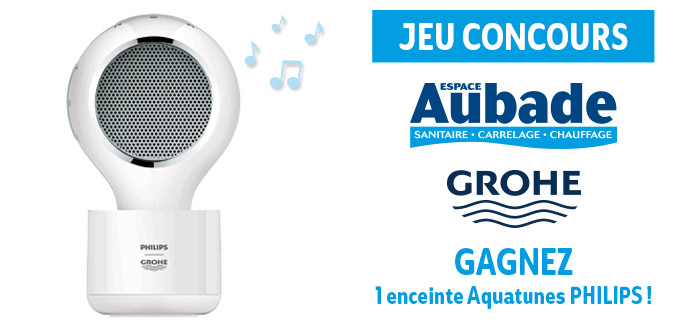 Opération Aquatunes de Grohe et Espace Aubade