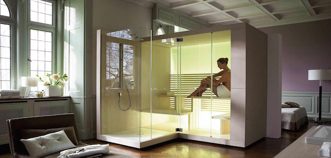 Sauna de la marque duravit inipi ama sauna