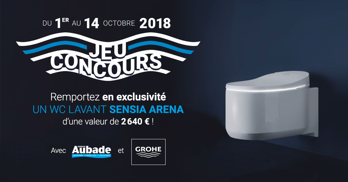 Jeu concours Sensia Arena Grohe