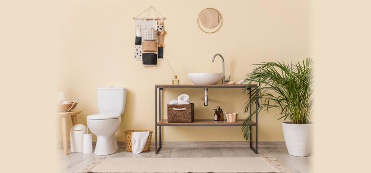 salle de bains couleur pastel