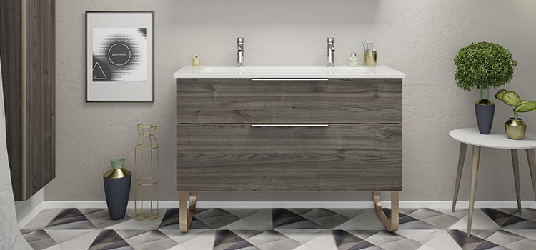 meuble salle de bains en bois