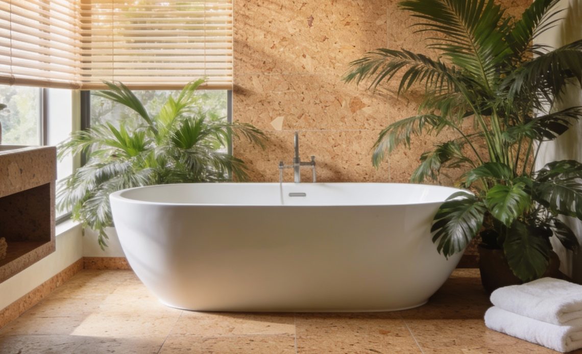 Salle de bains en liège