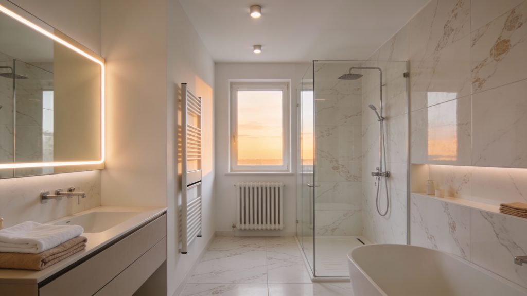 radiateur salle de bains extra plat