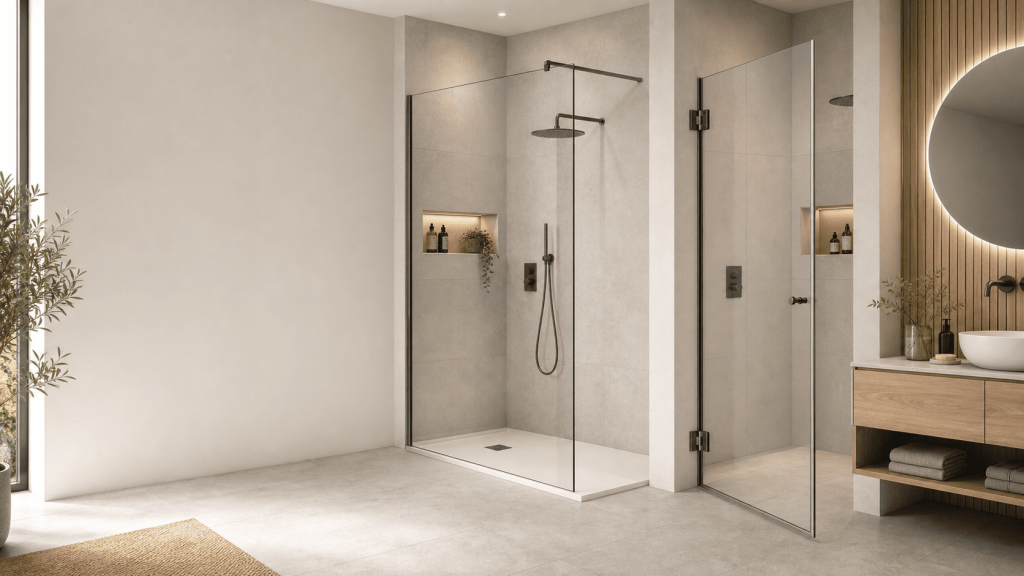 paroi de douche salle de bains